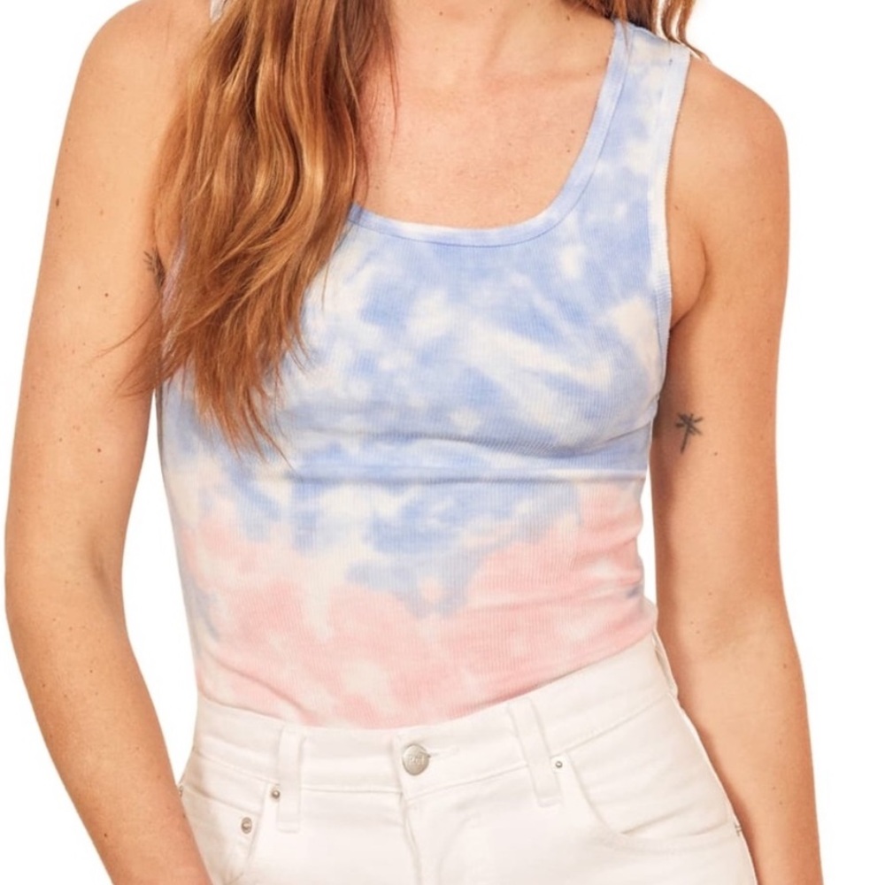 REFORMATION
Kaia Tie Dye Tank Top medium‎